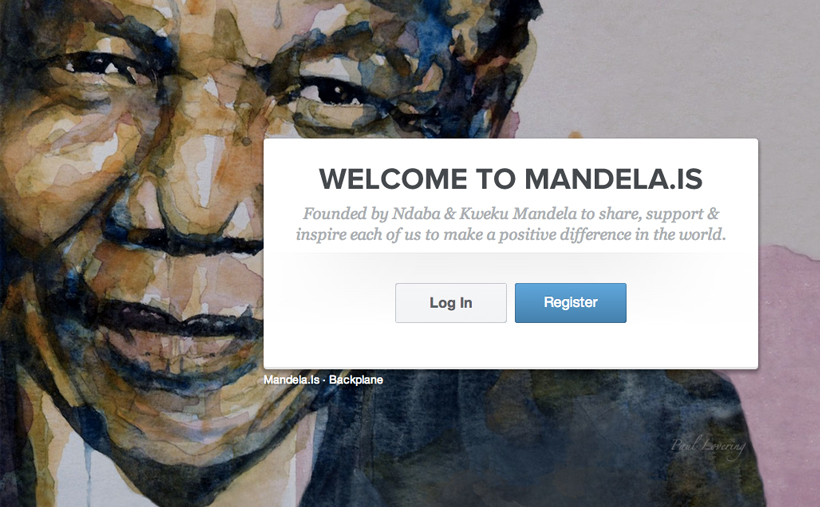 mandela.is : le réseau social Nelson Mandela