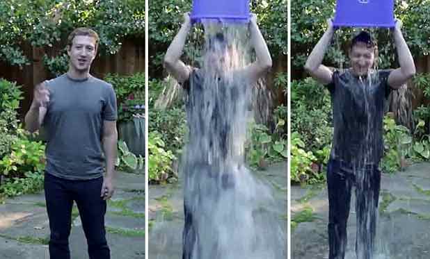 Mark Zuckerberg défie Bill Gates de se verser un seau d'eau glacée sur la tête