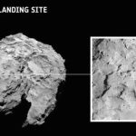 Le site d'atterrissage du robot Philae sur la comète. Photo ESA