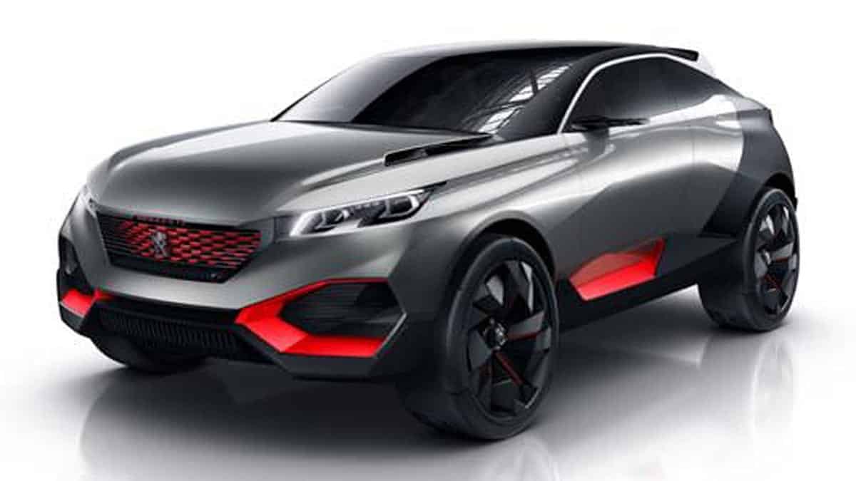Avec la Quartz, Peugeot présente le concept d'un crossover sportif