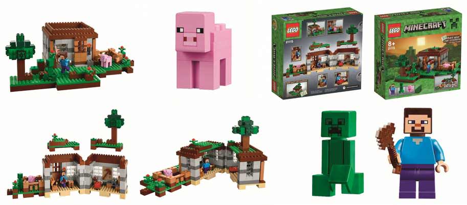 Lego lève le voile sur sa nouvelle gamme Minecraft