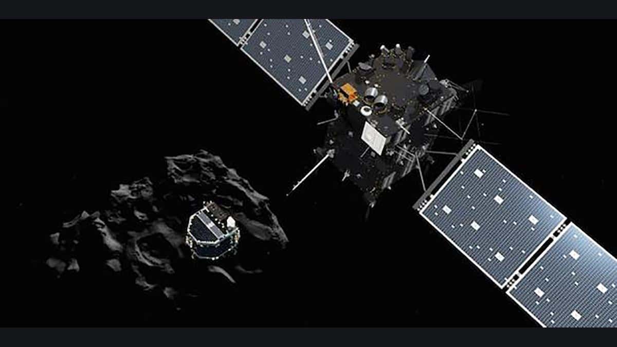 La sonde spatiale Rosetta a été aveuglée par les gaz de Tchouri.