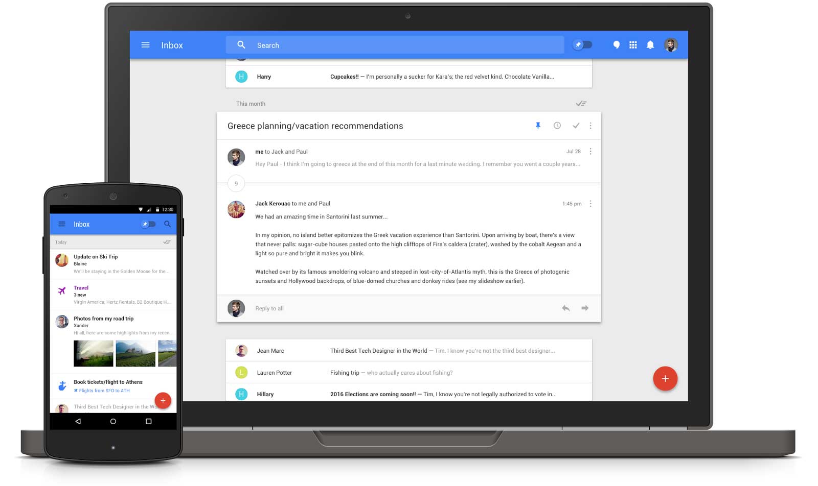 Google : la mise en forme des réponses arrive dans l'interface web d'Inbox by Gmail