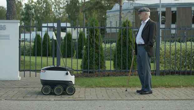Skype self driving robot