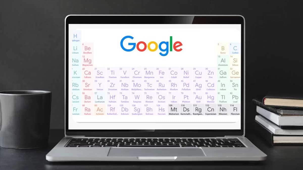 Le nouveau tableau périodique de Google rend l'apprentissage de la chimie amusant