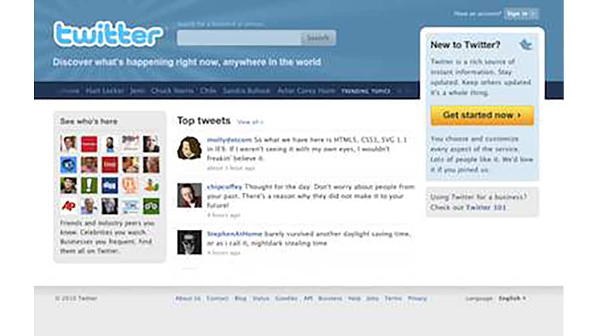 witter lance une nouvelle page d'accueil pour améliorer l'expérience utilisateur