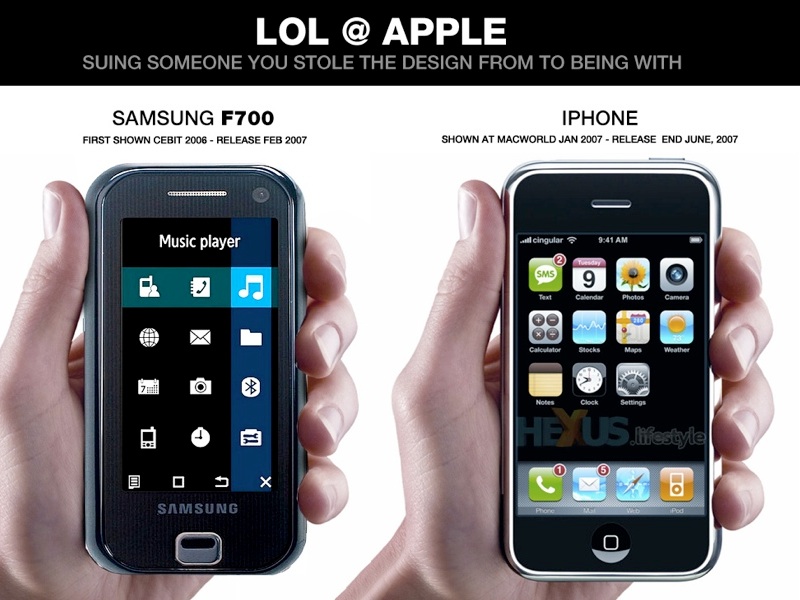 Samsung et Apple entre 2006 et 2007