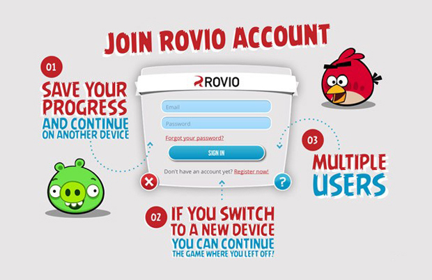 Cloud : Rovio lance un service pour centraliser les sauvegardes