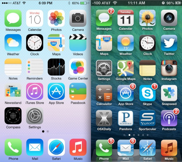 iOS 7 : déjà plus adopté que iOS 6
