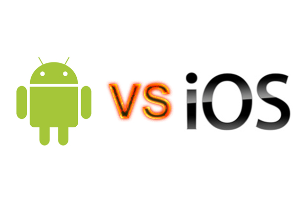 iOS vs Android : avantage toujours au petit robot vert