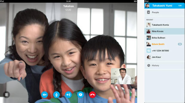 iOS : Skype passe à la HD