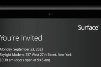 Microsoft : nouvelles tablettes « Surface » pour le 23 septembre ?