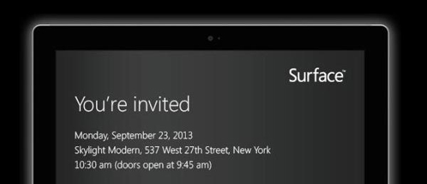 Microsoft : nouvelles tablettes « Surface » pour le 23 septembre ?