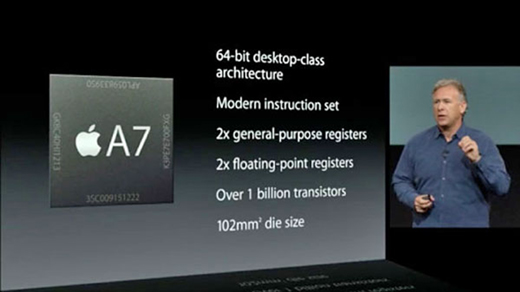 Le processeur A7 de l'iPhone 5S est fabriqué par Samsung