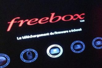 Message affiché sur certaines Freebox.