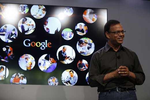 Amit Singhal, vice-président de la recherche de Google, le 26 septembre.