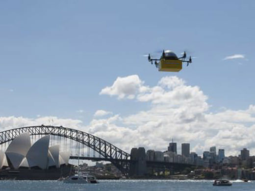 Les drones livreurs débarquent en Australie