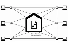 Schéma représentant un système de communication décentralisé illustrant l'interconnexion des ordinateurs dans un réseau
