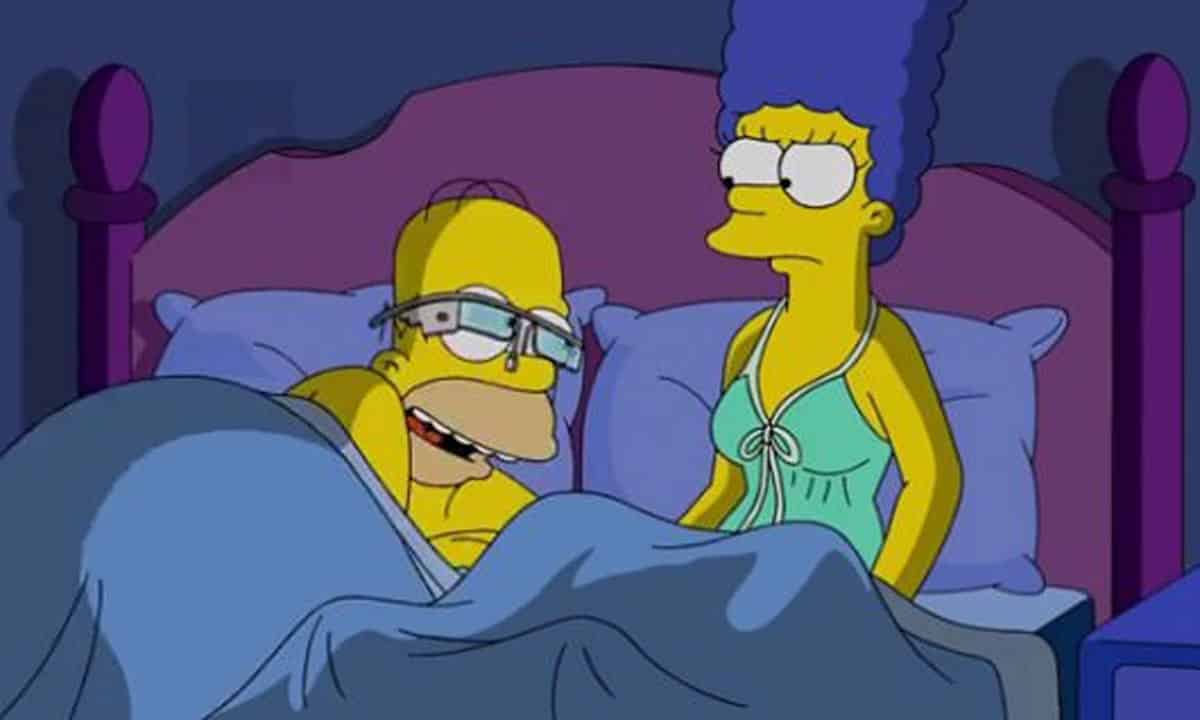 Gogol Glass : Homer Simpson a testé les lunettes Google