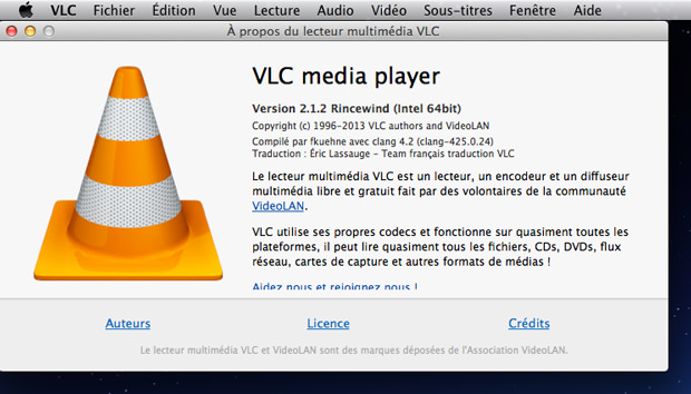 Télécharger VLC Media Player pour OS X