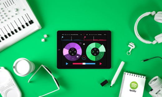 Pacemaker mixe les morceaux de Spotify sur iPad