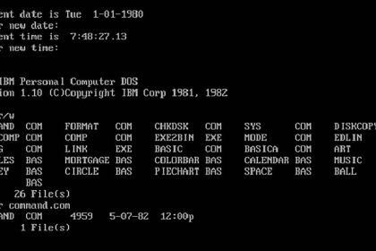 Microsoft rend disponible les codes sources de MS-DOS 1.1 et 2.0