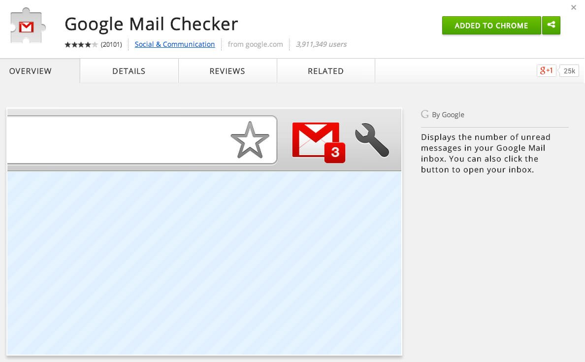 notification vos emails google mail checker