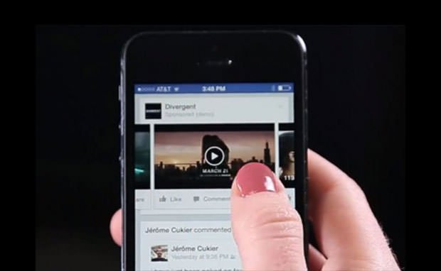 facebook rachete publicite video liverail