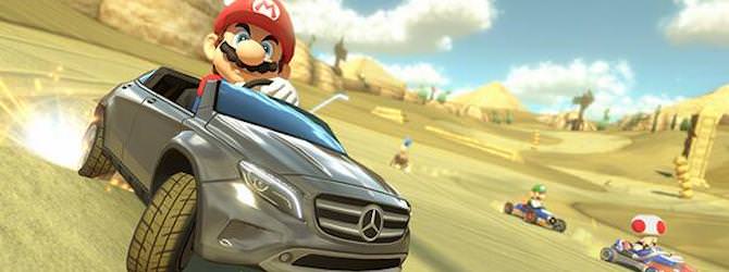 Mario Kart 8 : une première mise à jour signée Nintendo et… Mercedes !