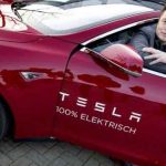 Elon Musk, le fondateur de Tesla , durant une visite à Amsterdam en janvier 2014.