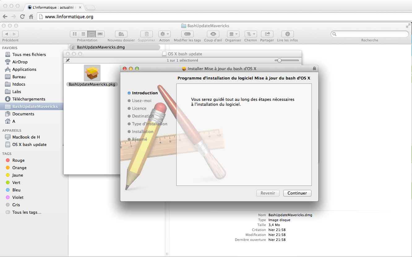 Bash bug sur OS X : Apple propose un correctif à installer manuellement