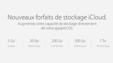 iCloud : Apple s'aligne sur les prix de la concurrence