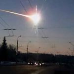 Capture d'écran d'une météorite au-dessus de Tcheliabinsk en Russie, le 1er novembre 2013.