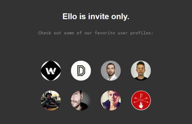 Le site Ello, fondé en 2013 par le créateur américain Paul Budnitz, fonctionne sans publicité.