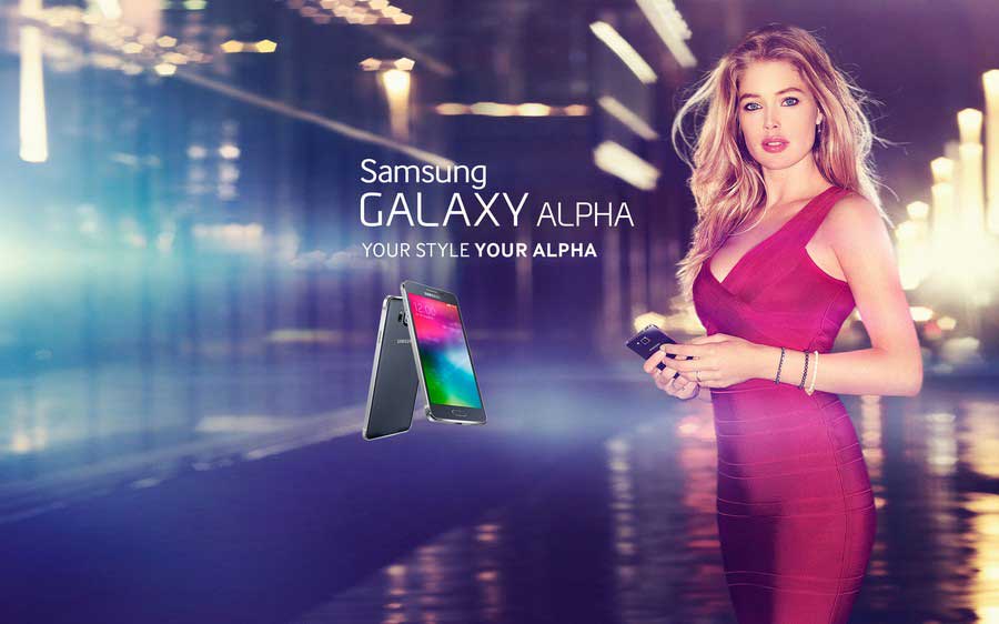 Galaxy Alpha : Samsung embauche la ravissante Doutzen Kroes