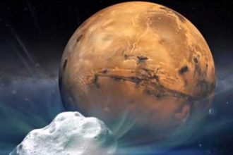 1re en un million d'années: une comète «frôle» Mars