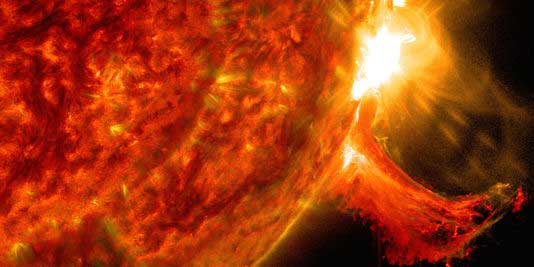 predire les eruptions solaires grace corde magnetique