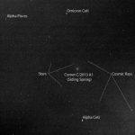 Depuis le sol martien, le rover Opportunity a photographié C/2013 A1 Siding Spring le 19 octobre.