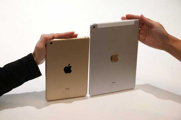 Apple dévoile l'iPad Air 2 et l'iPad mini 3 avec lecteur d'empreintes digitales