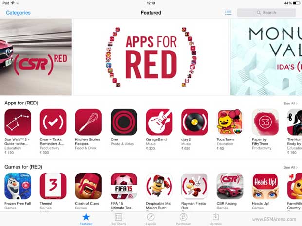 Apple Apps pour RED : l'App Store voit rouge pour la cause du Sida