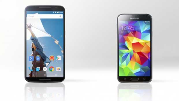 Nexus 6 vs Galaxy S5 : quel est le meilleur ?