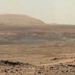 Vue de Mars prise par Curiosity (NASA)