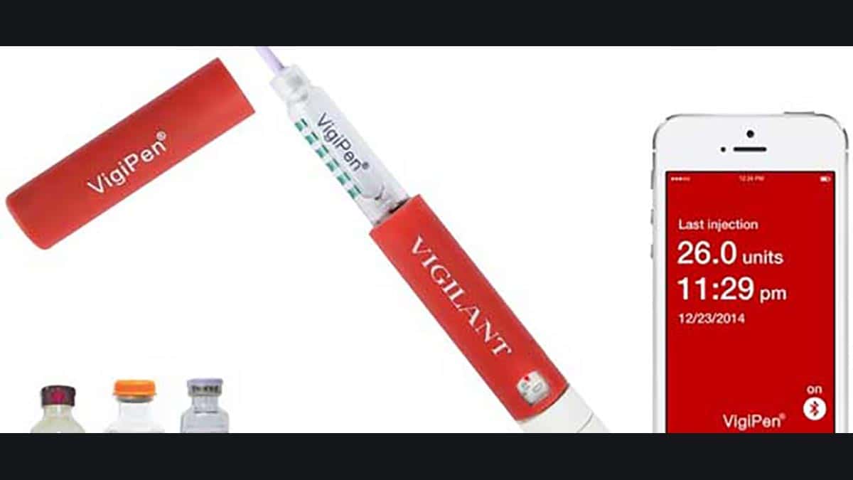 La seringue connectée à destination des diabétiques.