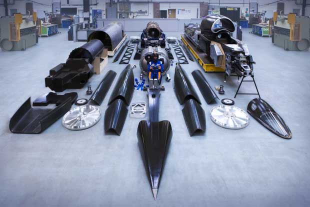 Bloodhound SSC : la voiture la plus rapide au monde sous forme de kit