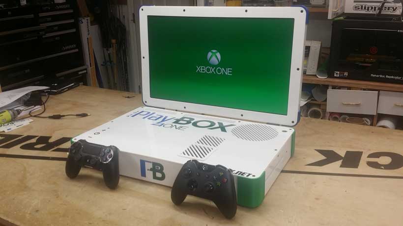 PlayBox : un bidouilleur associe une Xbox One et une PS4 dans un même châssis