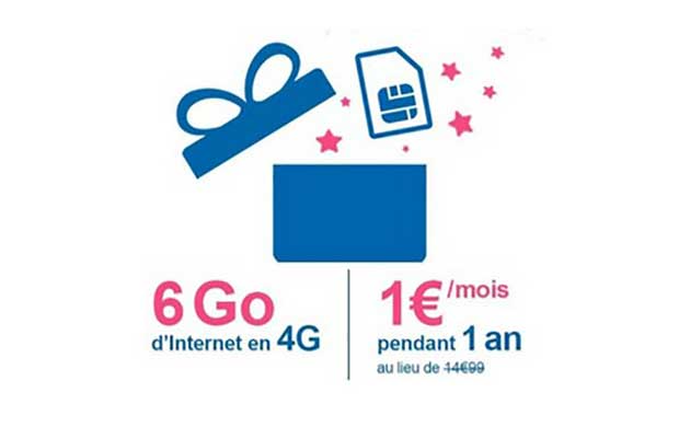 Bouygues Telecom : 6 Go d'internet mobile pour 1 €/mois
