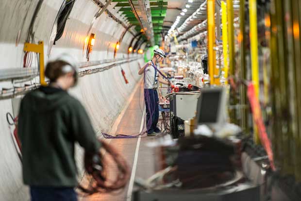 Un court-circuit retarde le redémarrage du LHC