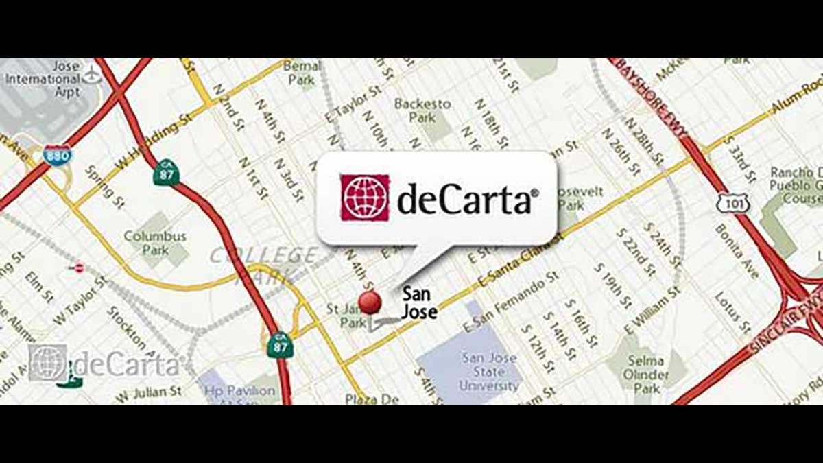 Uber offre des services de localisation, selon deCarta.
