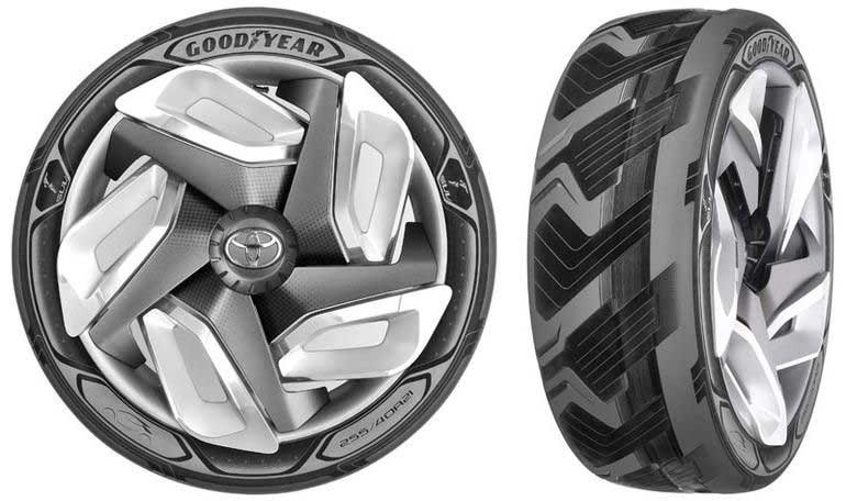 Goodyear : des pneus pour recharger sa voiture électrique