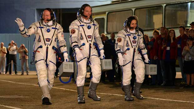 Trois astronautes de retour sur Terre